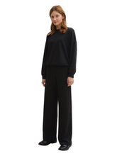 Afbeelding in Gallery-weergave laden, TOM TAILOR DENIM PIN STRIPED PANTS black grey pinstripe
