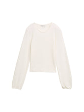 Afbeelding in Gallery-weergave laden, TOM TAILOR DENIM STRUCTURED LONGSLEEVE BLOUSE off white
