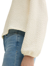 Afbeelding in Gallery-weergave laden, TOM TAILOR DENIM STRUCTURED LONGSLEEVE BLOUSE off white
