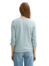 Load image into Gallery viewer, TOM TAILOR DENIM BASIC COZY SWEATSHIRT tourmaline melange
