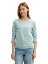 Load image into Gallery viewer, TOM TAILOR DENIM BASIC COZY SWEATSHIRT tourmaline melange
