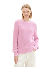 Load image into Gallery viewer, TOM TAILOR DENIM CREW NECK PULLOVER soft summer pink
