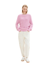 Load image into Gallery viewer, TOM TAILOR DENIM CREW NECK PULLOVER soft summer pink
