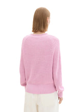 Load image into Gallery viewer, TOM TAILOR DENIM CREW NECK PULLOVER soft summer pink
