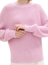 Load image into Gallery viewer, TOM TAILOR DENIM CREW NECK PULLOVER soft summer pink
