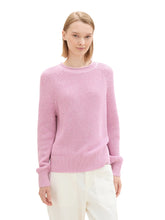 Load image into Gallery viewer, TOM TAILOR DENIM CREW NECK PULLOVER soft summer pink
