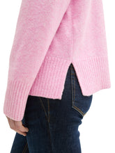 Afbeelding in Gallery-weergave laden, TOM TAILOR DENIM COZY V-NECK PULLOVER soft pink melange
