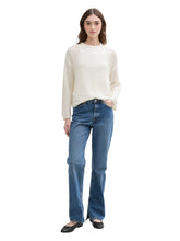 Load image into Gallery viewer, TOM TAILOR DENIM TAPE YARN PULLOVER off white
