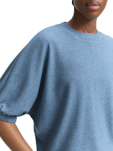 Afbeelding in Gallery-weergave laden, TOM TAILOR DENIM COZY T-SHIRT faded blue melange
