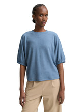 Afbeelding in Gallery-weergave laden, TOM TAILOR DENIM COZY T-SHIRT faded blue melange
