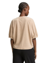 Afbeelding in Gallery-weergave laden, TOM TAILOR DENIM COZY T-SHIRT intense beige melange

