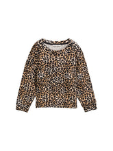 Afbeelding in Gallery-weergave laden, TOM TAILOR SHORT SOFT SWEATSHIRT leo print

