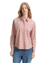 Afbeelding in Gallery-weergave laden, TOM TAILOR DENIM DOT STRUCTURE BLOUSE antique rose
