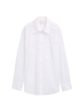 Afbeelding in Gallery-weergave laden, TOM TAILOR DENIM POPLIN SHIRT WITH POCKET white
