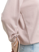 Afbeelding in Gallery-weergave laden, TOM TAILOR DENIM STRUCTURED STRIPE T-SHIRT small dusty rose white

