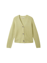 Load image into Gallery viewer, TOM TAILOR DENIM V-NECK CARDIGAN dusty pear green
