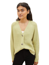 Load image into Gallery viewer, TOM TAILOR DENIM V-NECK CARDIGAN dusty pear green
