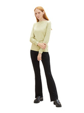 Afbeelding in Gallery-weergave laden, TOM TAILOR DENIM COZY LONGSLEEVE WITH GATHERING dusty pear green melange
