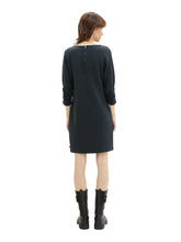 Load image into Gallery viewer, TOM TAILOR DENIM DRESS WITH SLEEVE DETAIL huntsman green
