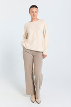 Afbeelding in Gallery-weergave laden, FREEQUENT PANTALON NANNI WIDE LEG STRUCTURE desert taupe melange
