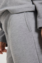 Load image into Gallery viewer, FREEQUENT PANTALON EMBER WIDE LEG FULL LENGTH medium grey mel.
