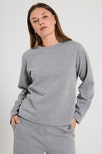 Afbeelding in Gallery-weergave laden, FREEQUENT PULLOVER EMBER MELANGE medium grey mel.
