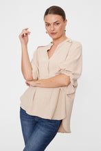 Afbeelding in Gallery-weergave laden, FREEQUENT BLOUSE TULIP simply taupe
