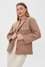 Load image into Gallery viewer, FREEQUENT JACKET YANNA taupe gray melange

