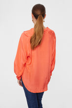 Load image into Gallery viewer, FREEQUENT BLOUSE MADDE BIG SHIRT hot coral
