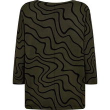Load image into Gallery viewer, FREEQUENT PULLOVER JONE olive night w. black
