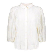Load image into Gallery viewer, GEISHA BLOUSE EMBROIDED FLOWERS off white

