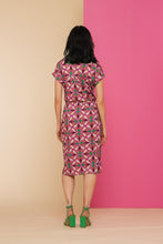 Load image into Gallery viewer, GEISHA DRESS purple/sand
