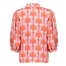 Load image into Gallery viewer, GEISHA BLOUSE sand/raspberry/coral
