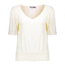 Load image into Gallery viewer, GEISHA TOP FANCY V-NECK light sand
