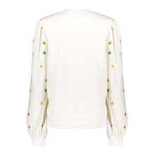 Load image into Gallery viewer, GEISHA SWEATER WITH EMBROIDED FLOWERS light sand/multi color
