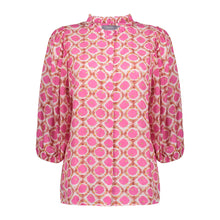 Afbeelding in Gallery-weergave laden, GEISHA BLOUSE off white/fuchsia
