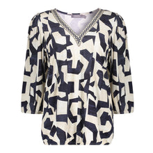 Afbeelding in Gallery-weergave laden, GEISHA TOP navy/sand
