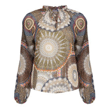 Afbeelding in Gallery-weergave laden, GEISHA BLOUSE sand/black
