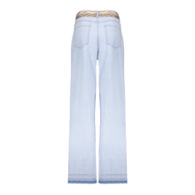 Load image into Gallery viewer, GEISHA JEANS WIDE + BELT bleached denim
