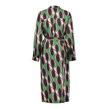 Load image into Gallery viewer, GEISHA DRESS green/purple combi
