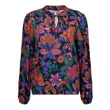 Afbeelding in Gallery-weergave laden, GEISHA SHIRT black/purple/hot coral
