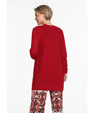 Afbeelding in Gallery-weergave laden, TRAMONTANA CARDIGAN OPEN STITCH stone red
