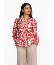 Afbeelding in Gallery-weergave laden, TRAMONTANA BLOUSE LS MOTIFS print reds

