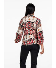 Load image into Gallery viewer, TRAMONTANA BLOUSE ORNAMENT print neutrals
