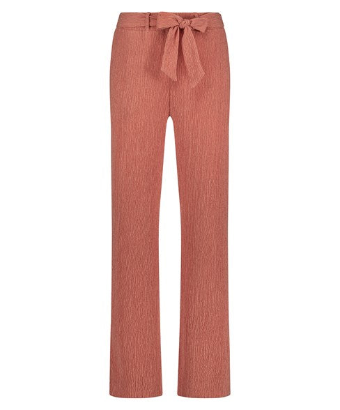 TRAMONTANA BELTED TROUSERS terra