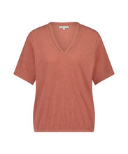 Load image into Gallery viewer, TRAMONTANA V-NECK TOP terra
