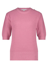 Load image into Gallery viewer, TRAMONTANA JUMPER S/S BUTTON DETAIL rose

