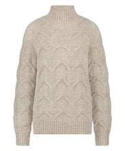 Load image into Gallery viewer, TRAMONTANA JUMPER HIGH NECK LUREX beige melange
