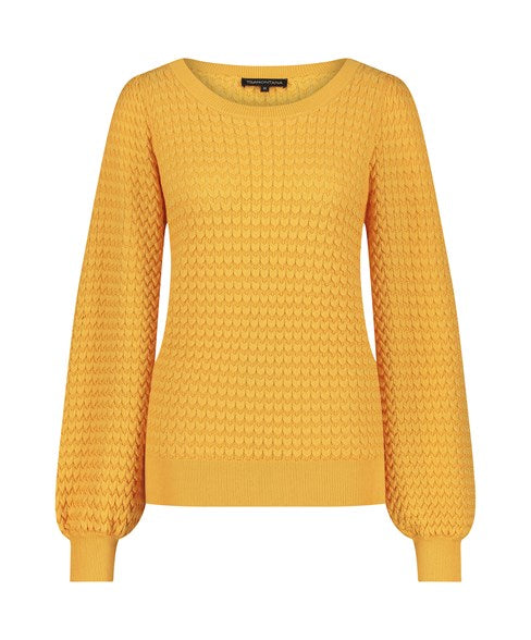 TRAMONTANA JUMPER STRUCTURE ochre