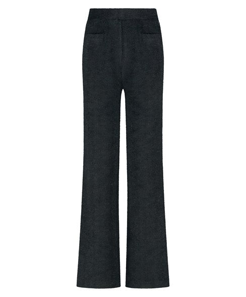 TRAMONTANA TROUSERS STRETCH TWEED black